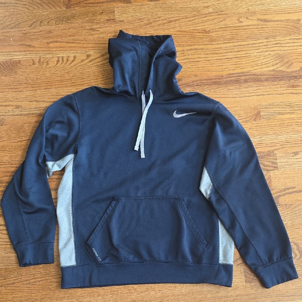 Nike Men's Navy Blue Hoodie